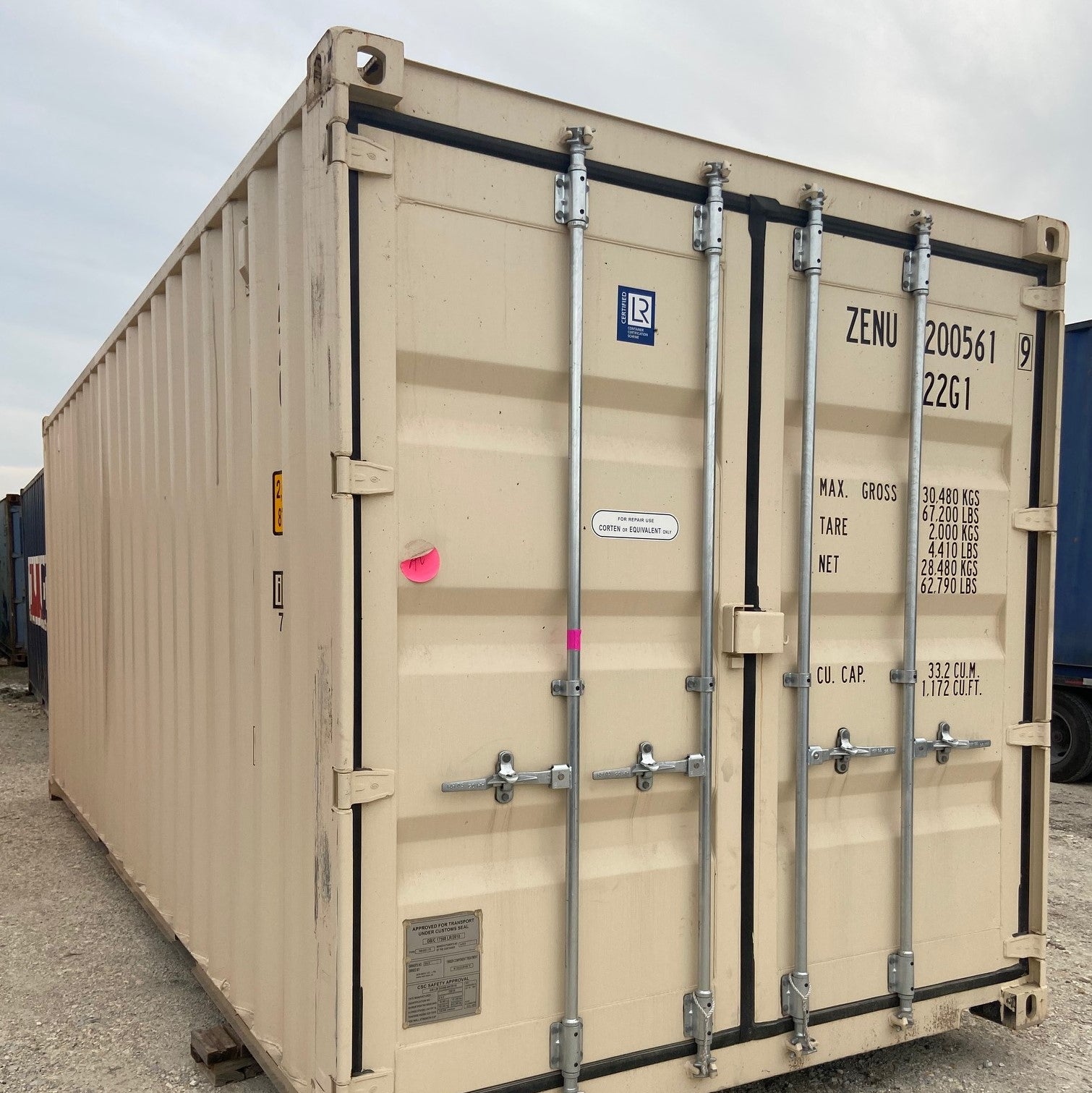 20'  High Cube New One Trip Container